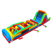 65' Multi Color Obstacle Course