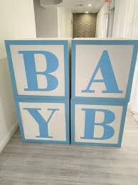 Baby blocks blue