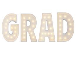 Marquee Light Letter GRAD