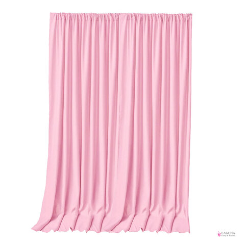 pipe and drape pink 