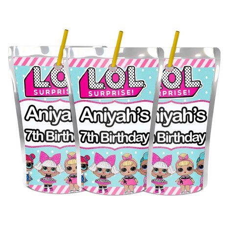 lol surprise dolls  juice pouch