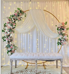 Round floral  Backdrop