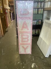 Baby blocks pink 