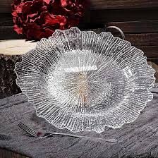 Clear Acrylic Reef Charger Plate