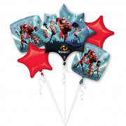 Incredibles 2  Mylar Balloon Bouquet