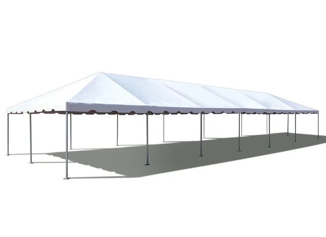 20' X 60' Frame Tent - White Top