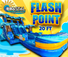 20ft Flashpoint Falls Water Slide