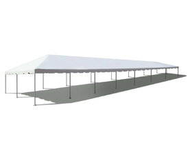 20' X 70' Frame Tent - White Top