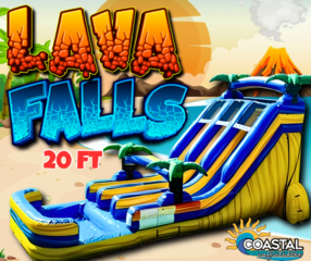 20ft Lava Falls Water Slide