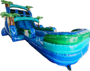 20ft Island Drop Water Slide