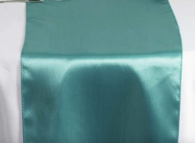 Satin Teal Runner