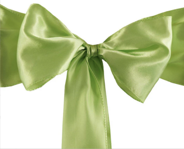 Satin Apple Green Sash