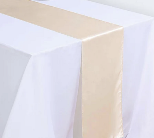 Satin Beige Runner