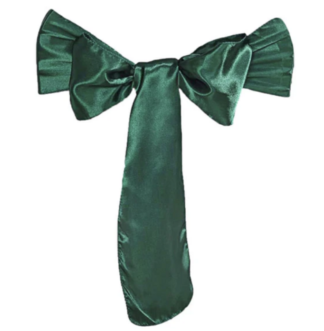 Satin Emerald Green Sash
