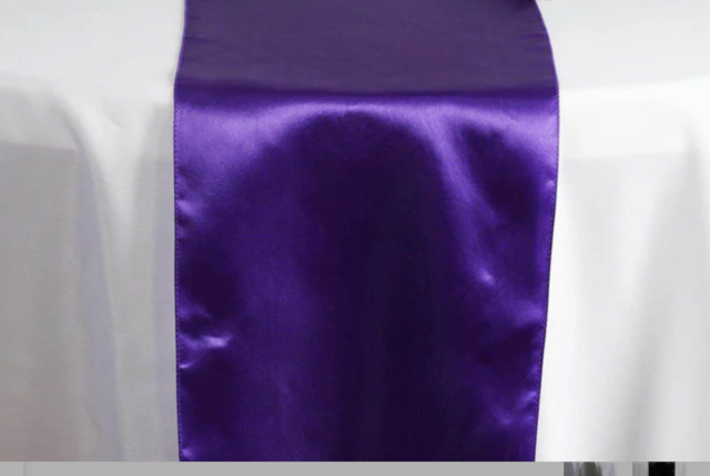 Satin Purple Runner
