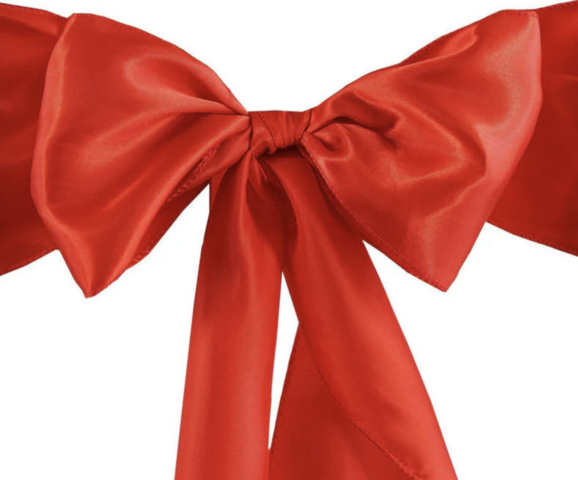 Satin Red Sash