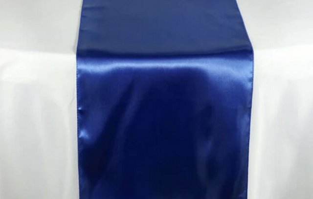 Satin Royal Blue Runner