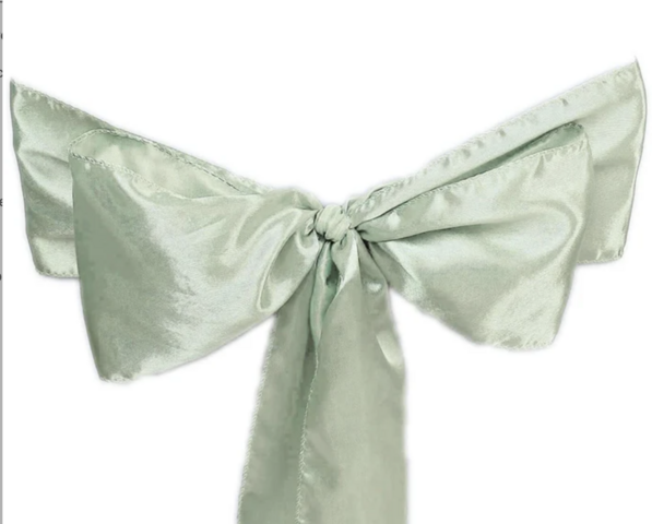 Satin Sage Green Sash