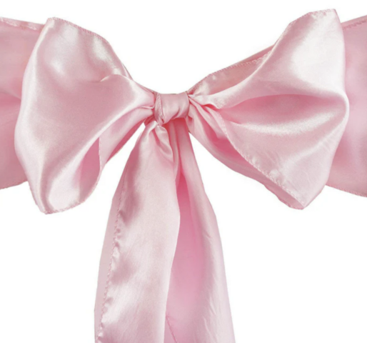 Satin Pink Sashes