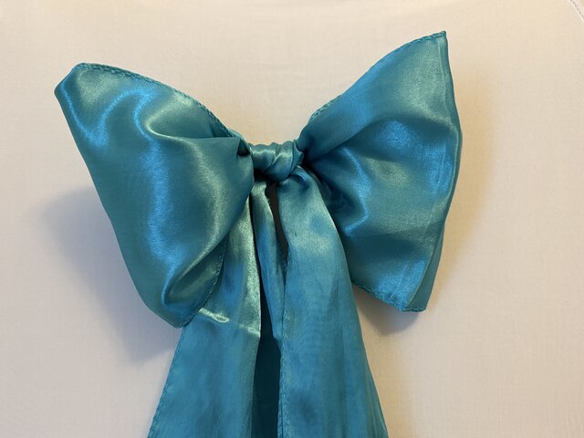 Satin Turquoise Sashes