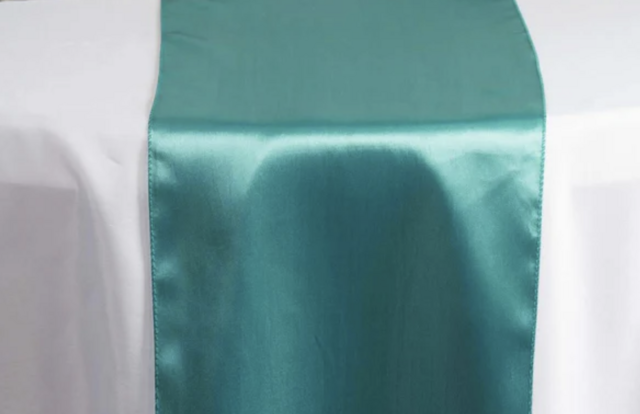 Satin Turquoise Runner