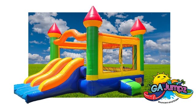 Classic Dual Lane Bounce House Combo