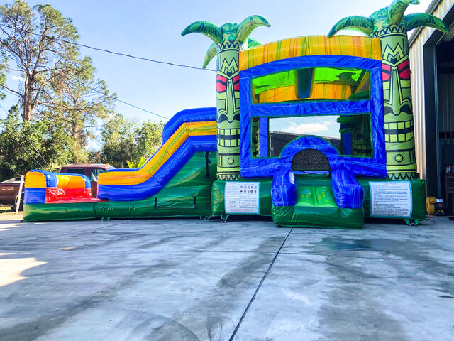 reggae party combo bounce house 