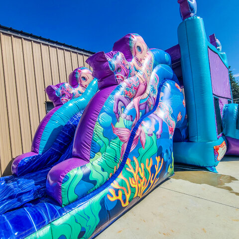 beautiful mermaid bounce house FL