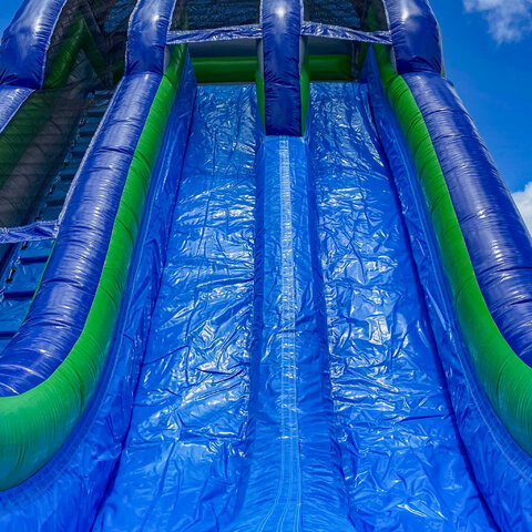 blue green water slide rental FL