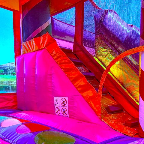 colorful bounce house FL 