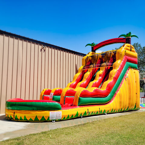 Flowing Lava Water Slide