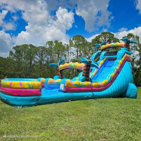 Miami Vice Water Slide 