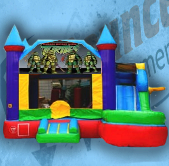 Ninja Turtle Bouncy Castle Combo