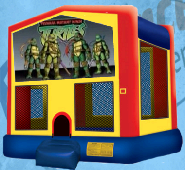 Ninja Turtle Bounce House 