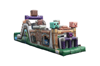 47' Minecraft Obstacle Course (Water-Upgrade)