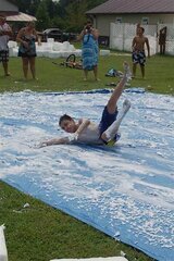 Foam Zone Party with Slip and Slide
