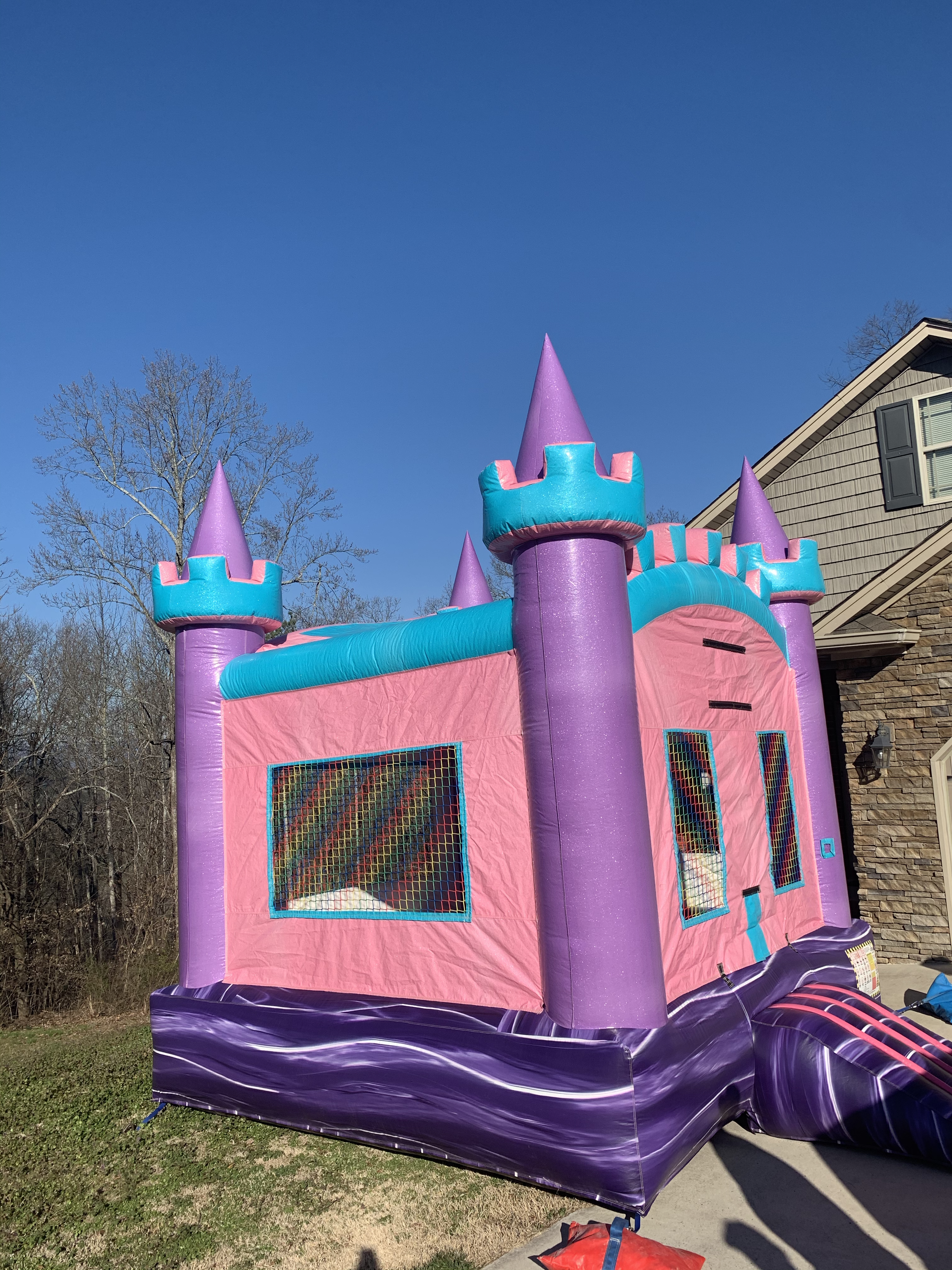 Glitter Bounce House Rental Glitter Bounce House Rental