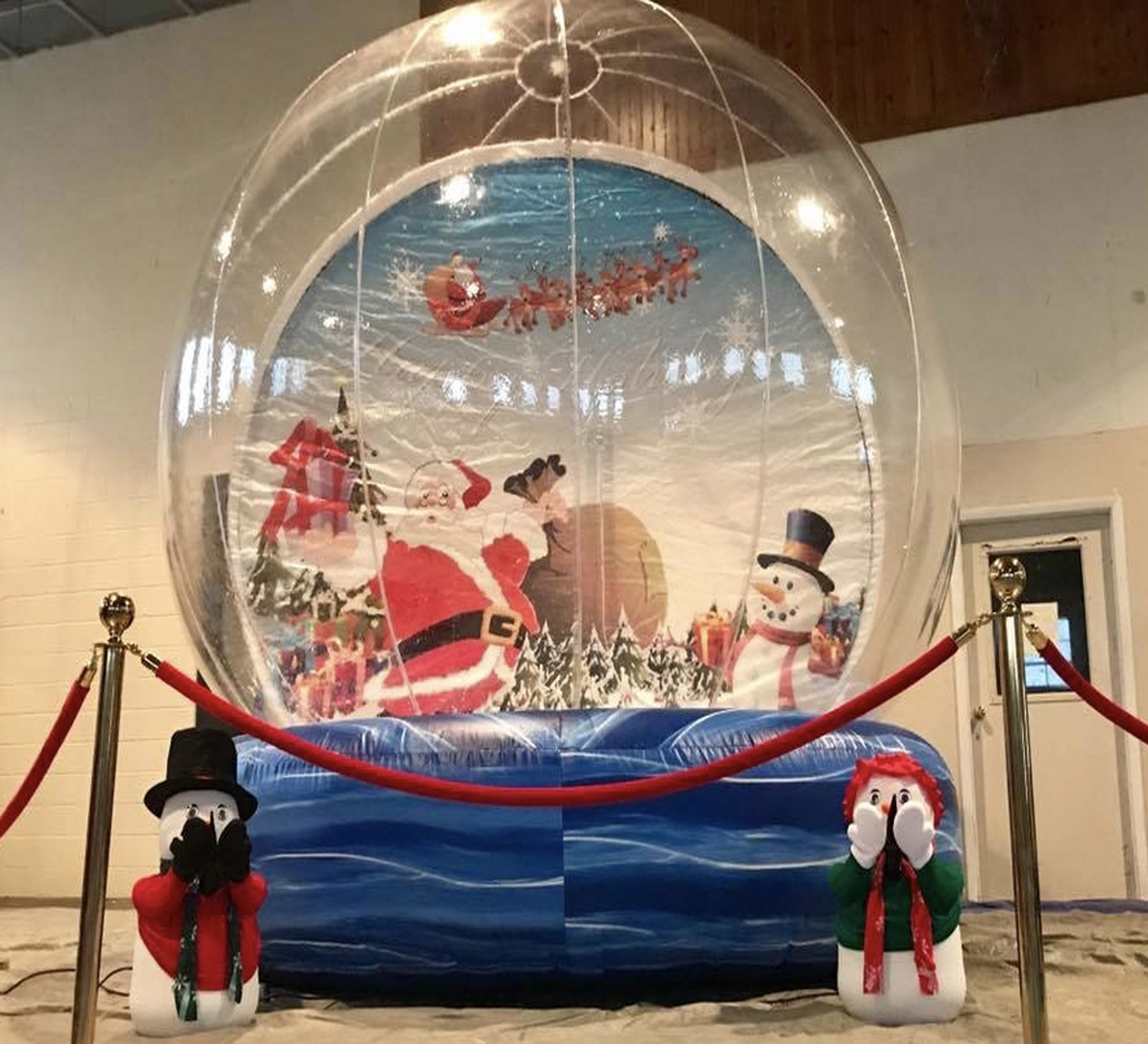 christmas snow globe rental christmas snow globe rental