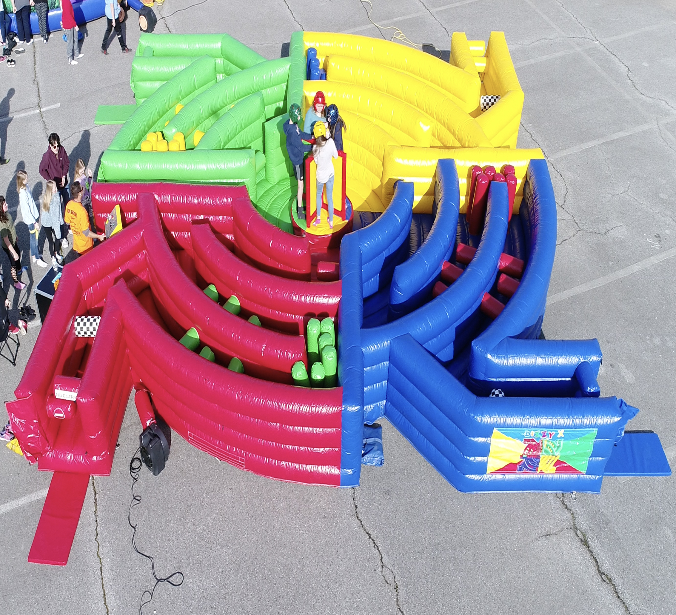 dizzy x inflatable rentals