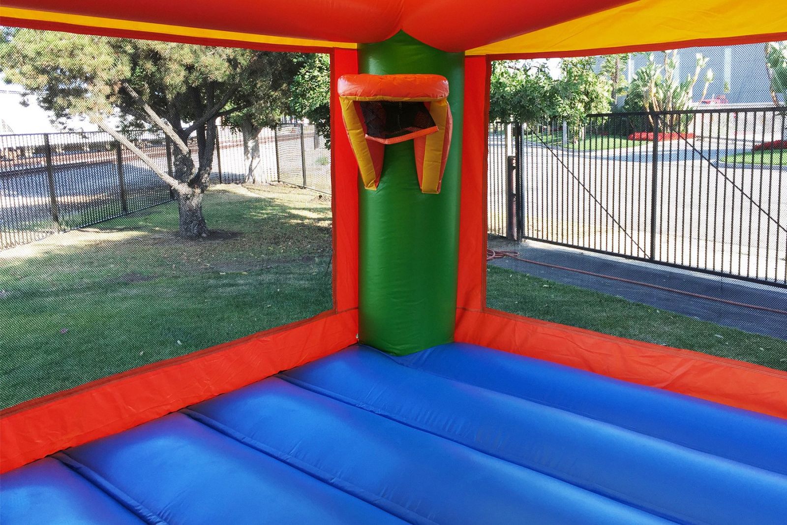 Interior bounce house