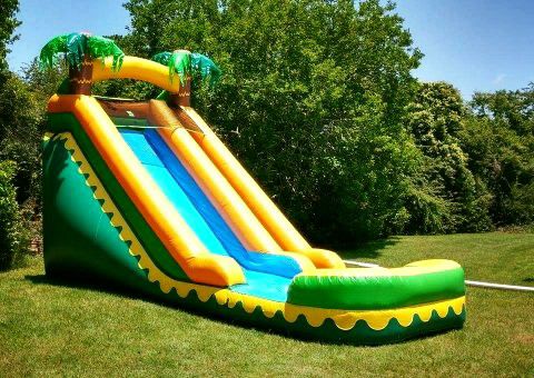 JumpOrange Dark Night Commercial Grade Inflatable Water Slide with