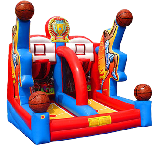 inflatable basketball shooting game