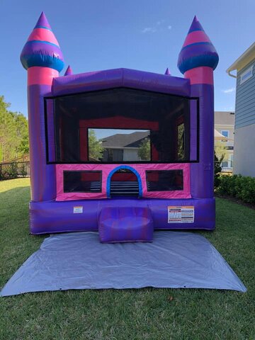 Purple Swirl Bounce House