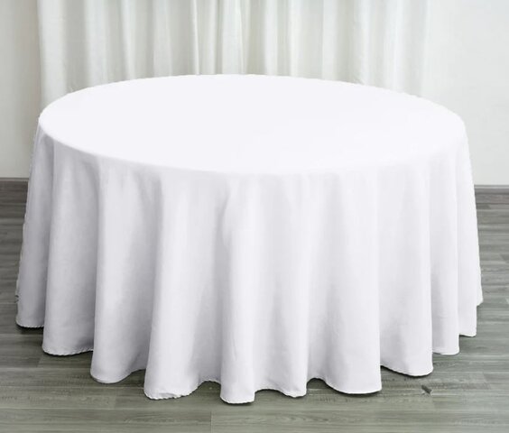 round table cloth rental
