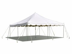 20x20 white pole tent