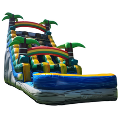 18' Tall 'See Ya Later Alligator' Dual Lane Slide