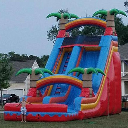 22ft Red Paradise Water Slide