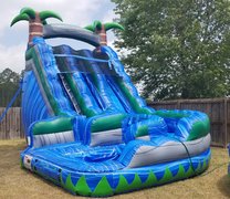 20ft Tropical Curve Water Slide