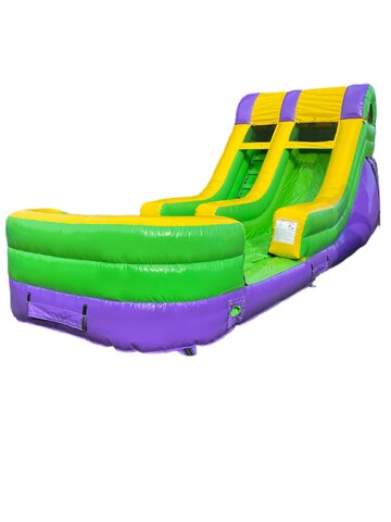 12ft Lil Mardi Gras Splash Water Slide