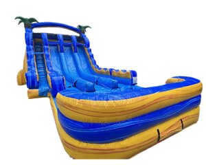 20ft Lava Falls Triple Lane Water Slide